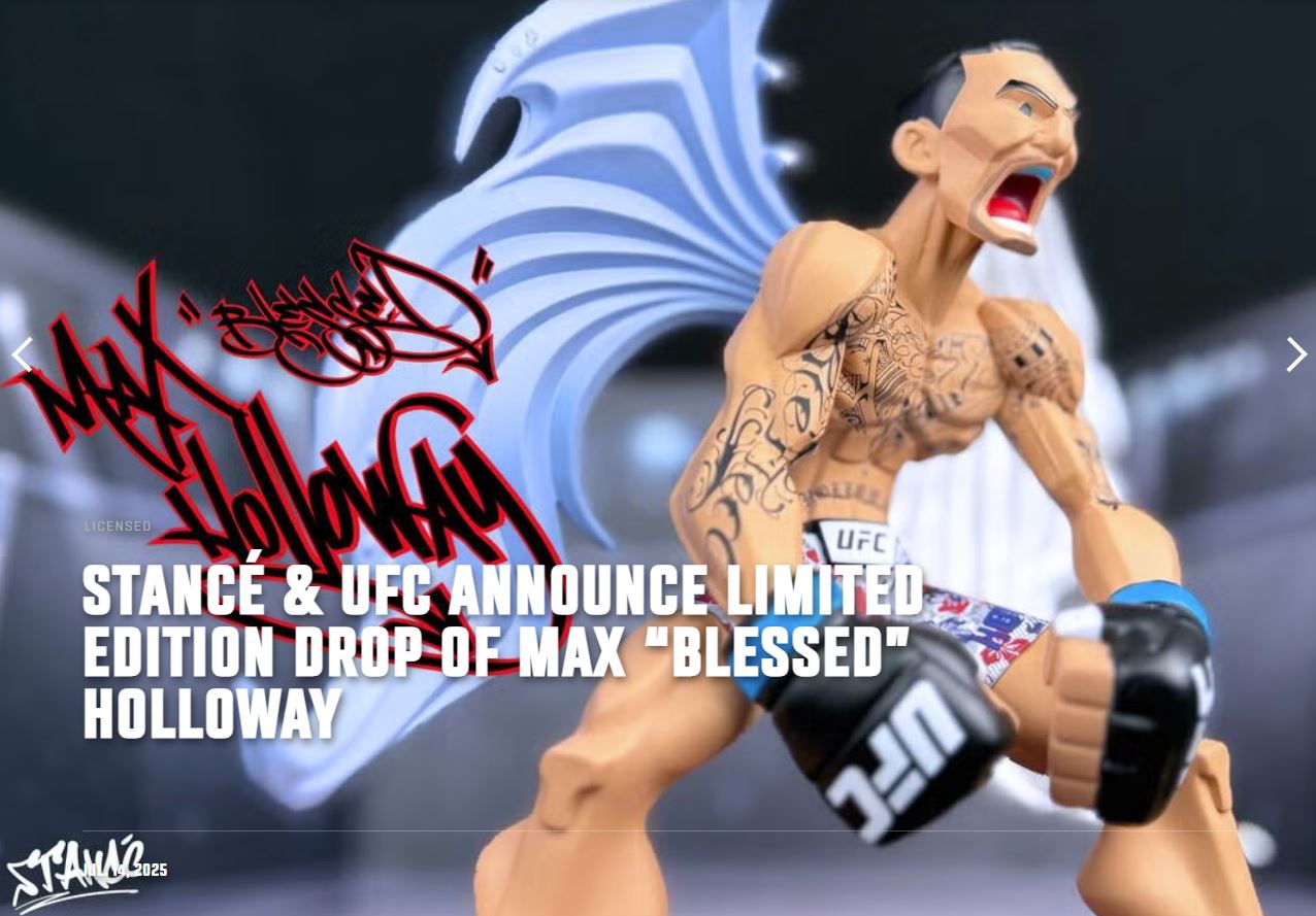 UFC Officially Announces Limited Edition Drop of Max "Blessed" Holloway