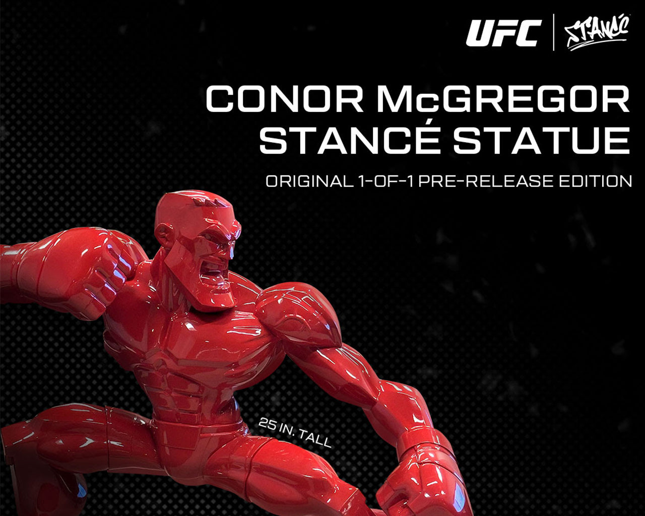 One of a kind - Conor McGregor Stance designer Art toy sold!