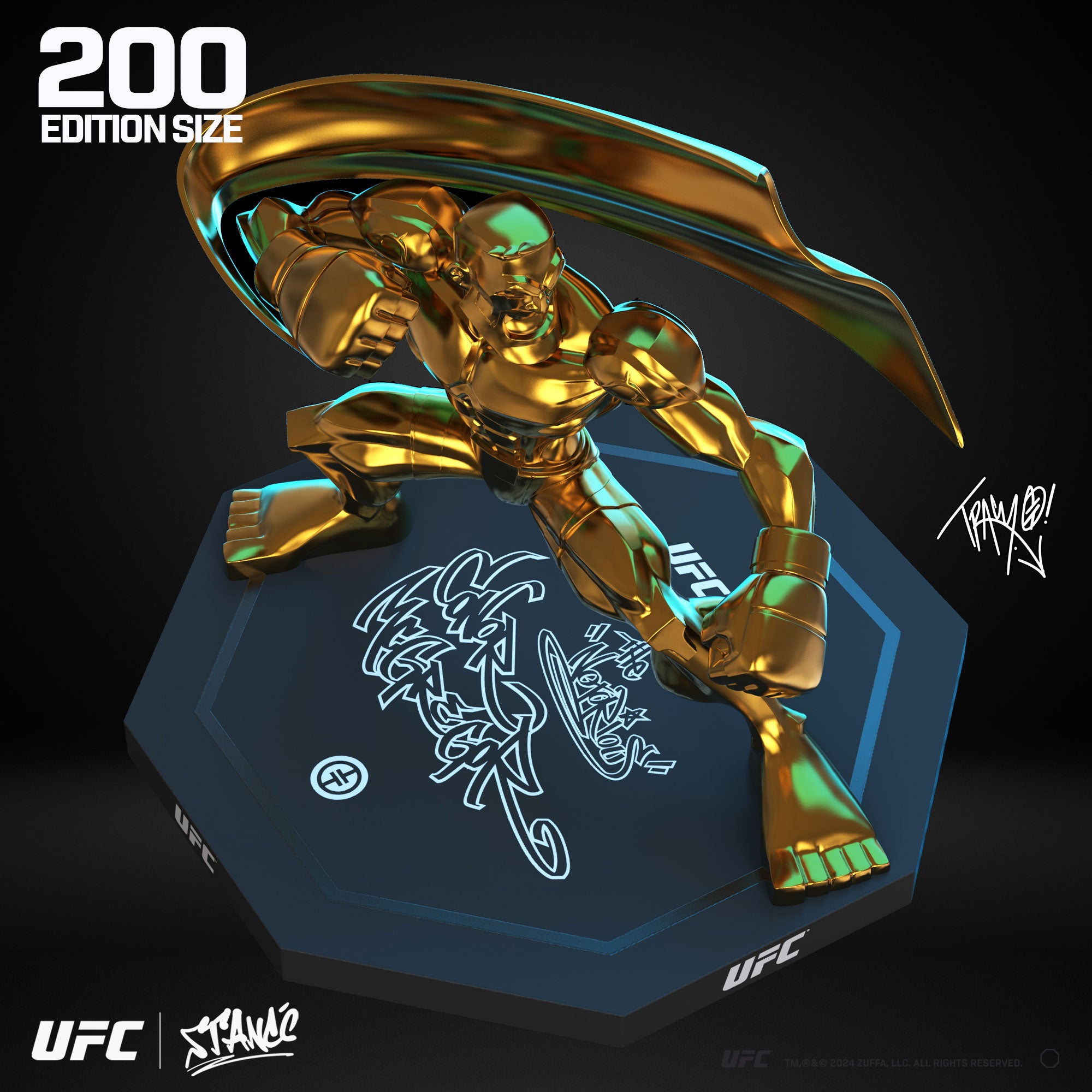 Conor McGregor 7" x 9" - Champion Gold Variant by Tracy Tubera