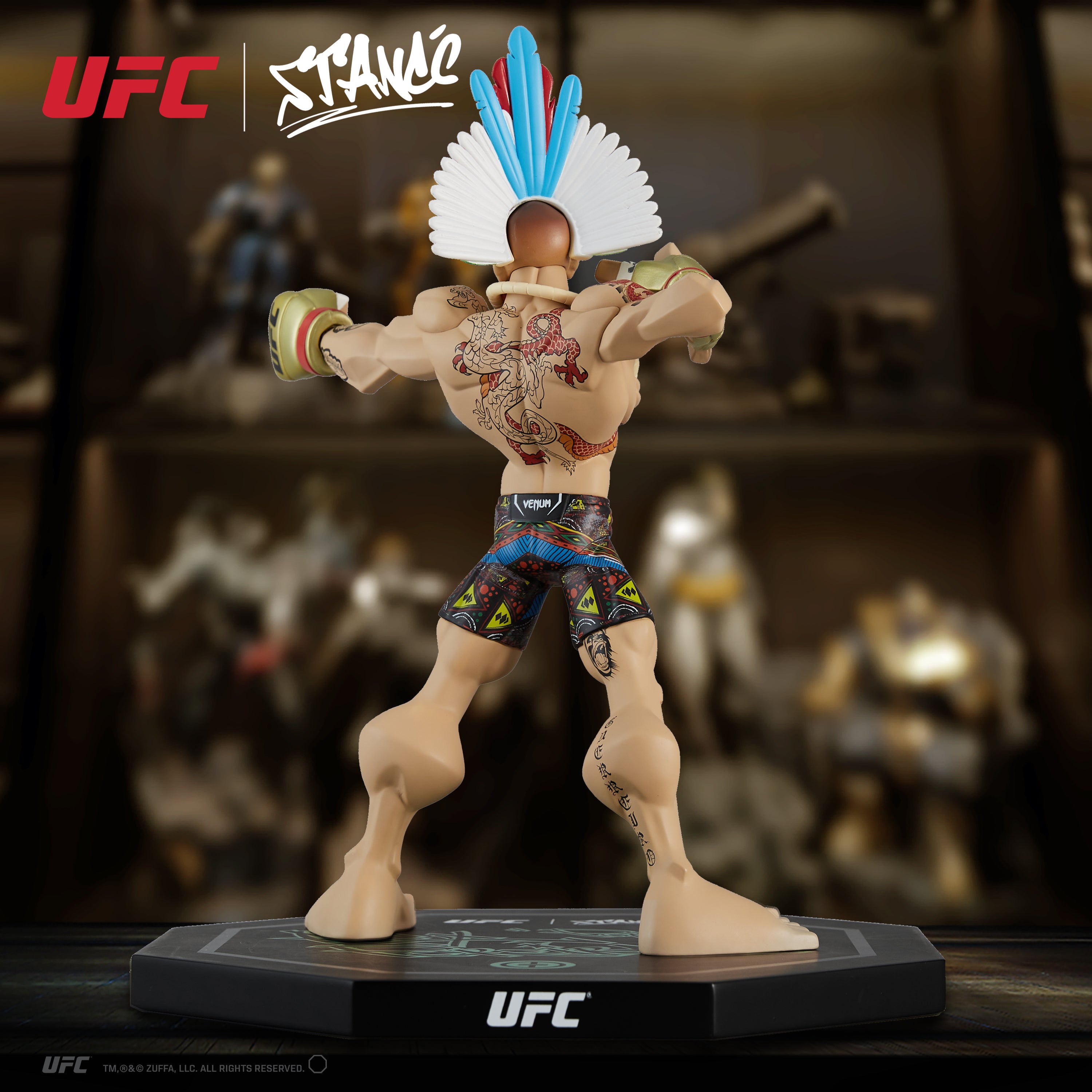 Alex Pereira Bow & Arrow Tribal Pose by Tracy Tubera