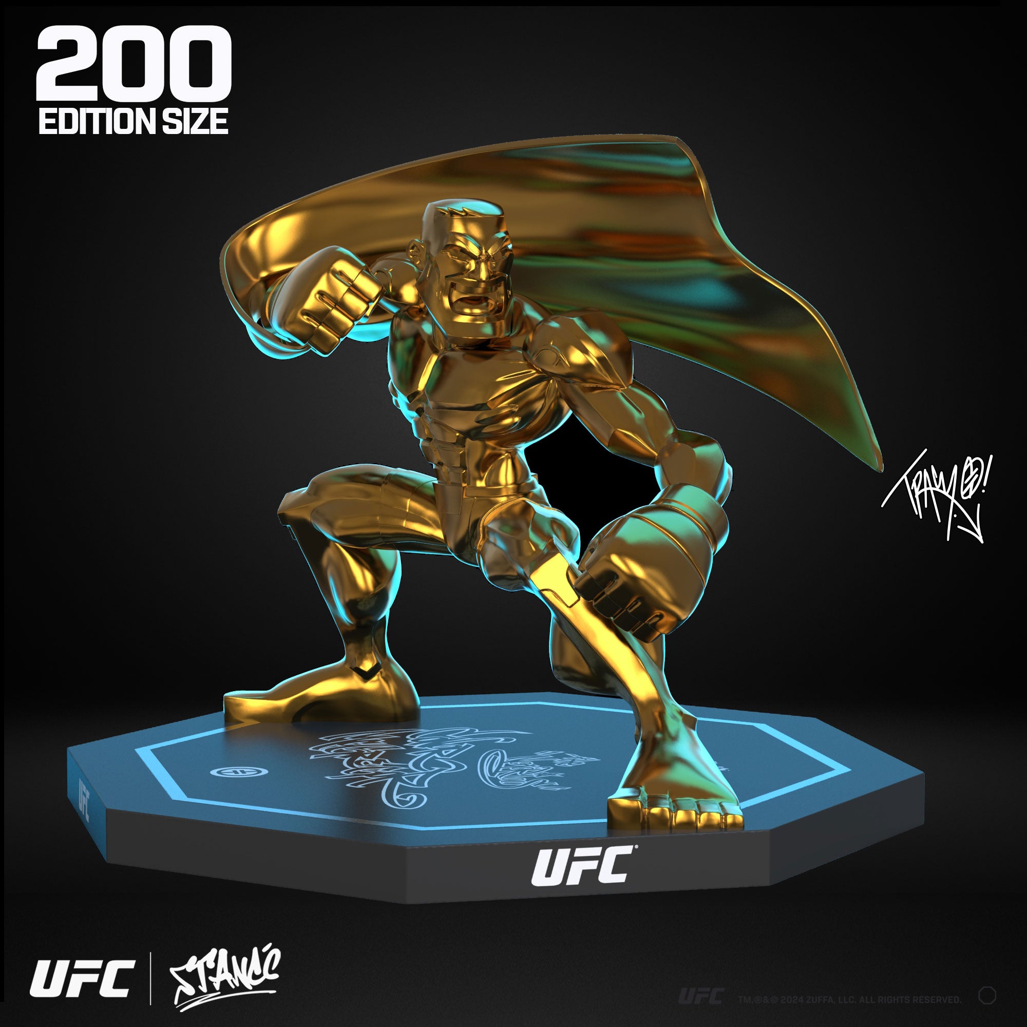 Conor McGregor 7" x 9" - Champion Gold Variant by Tracy Tubera