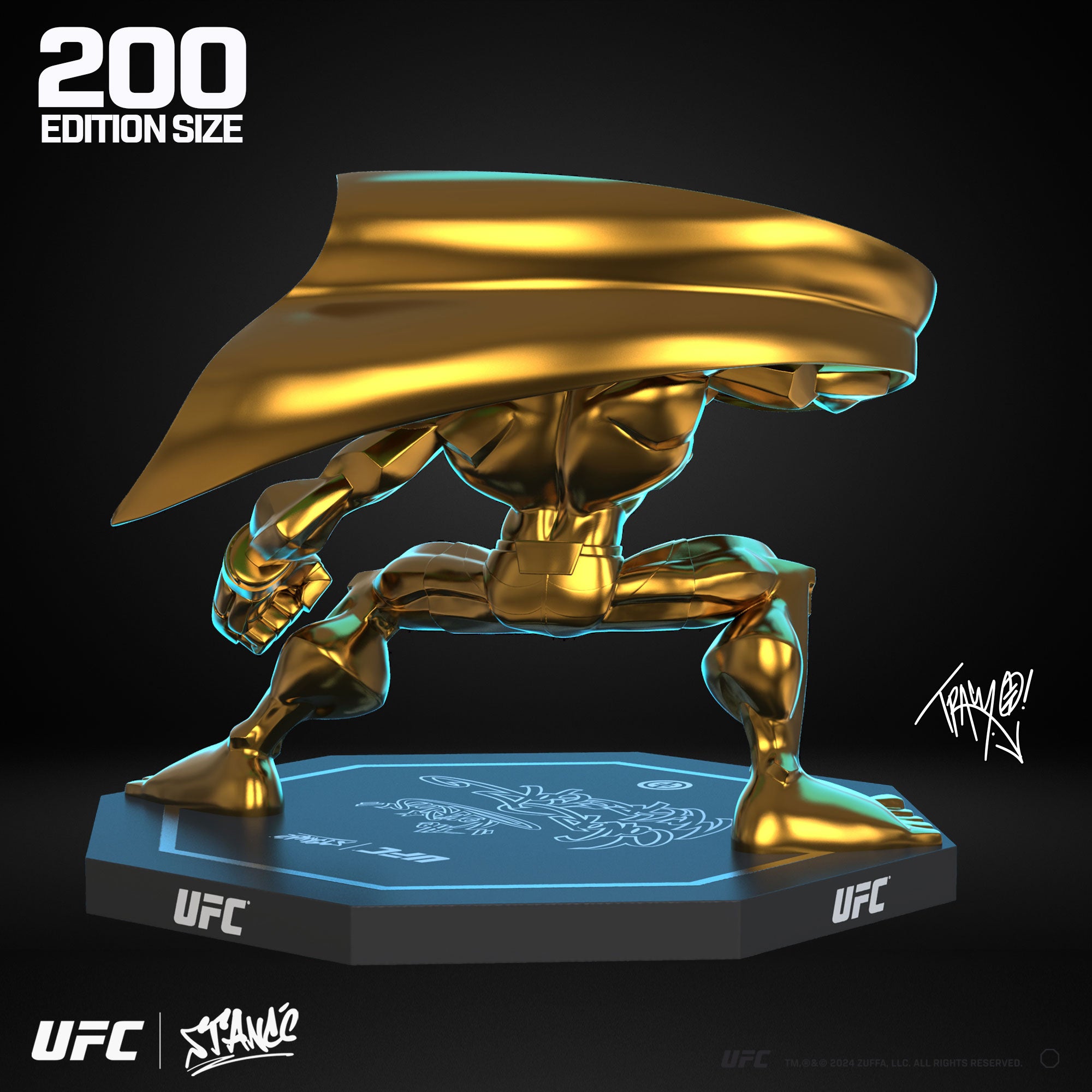 Conor McGregor 7" x 9" - Champion Gold Variant by Tracy Tubera