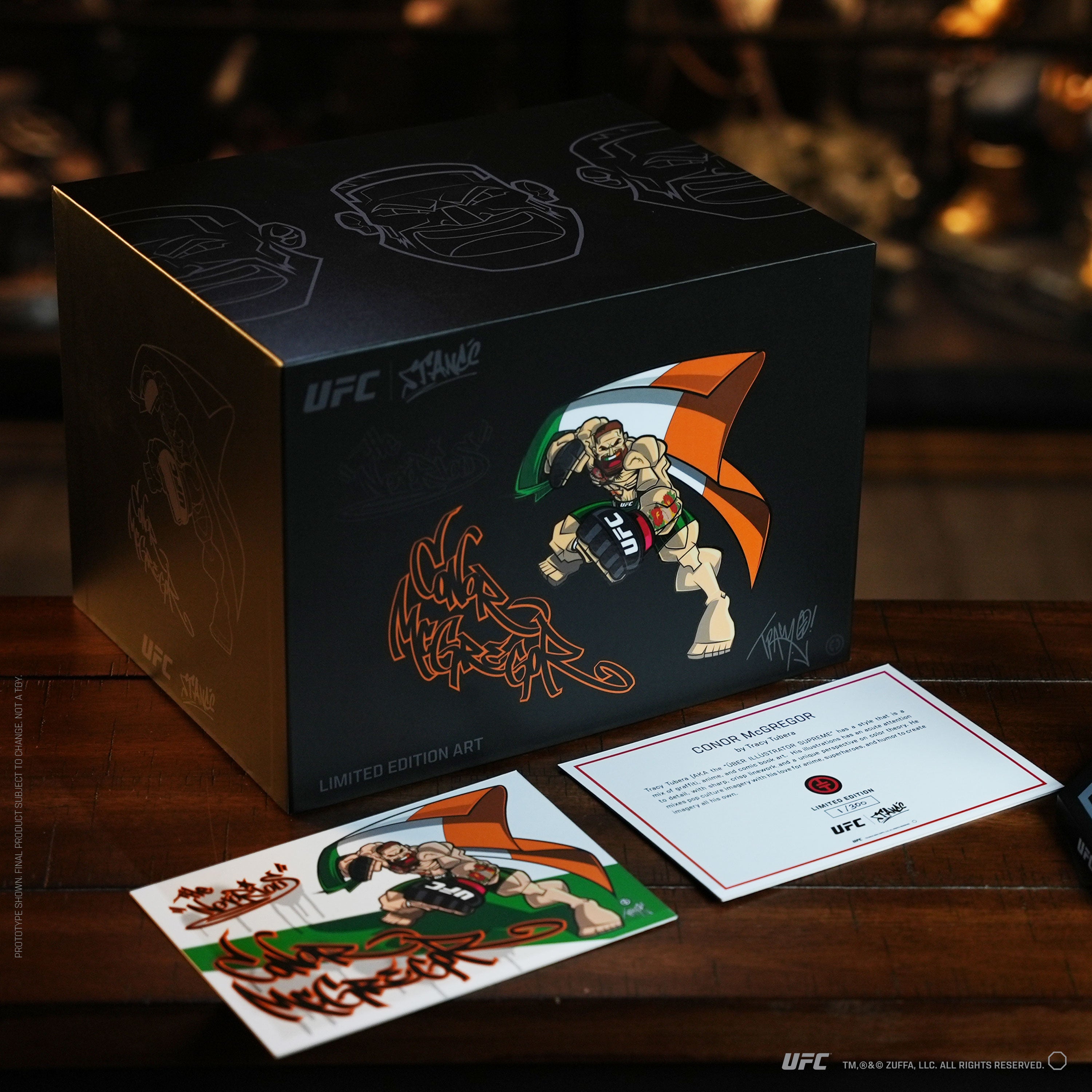 Conor McGregor 7" x 9" – with Victory Flag by Tracy Tubera